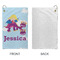 Girl Flying on a Dragon Microfiber Golf Towels - Small - APPROVAL