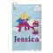 Girl Flying on a Dragon Microfiber Golf Towels - Small - FRONT
