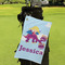 Girl Flying on a Dragon Microfiber Golf Towels - Small - LIFESTYLE