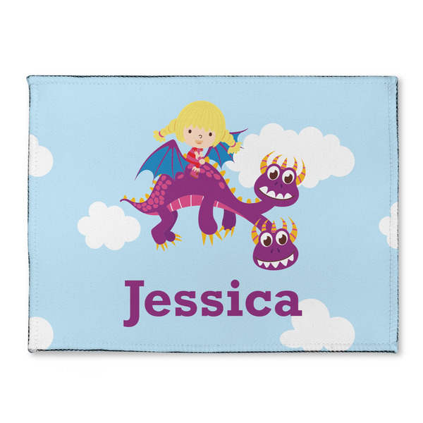 Custom Girl Flying on a Dragon Microfiber Screen Cleaner (Personalized)