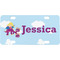 Girl Flying on a Dragon Mini/Bicycle License Plate (Personalized)