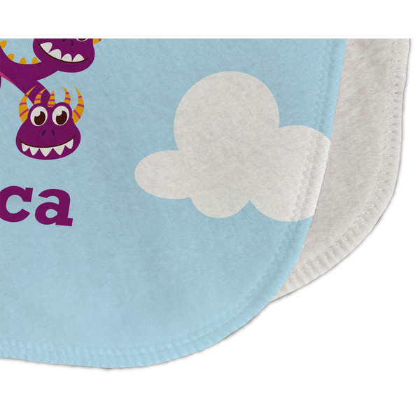 Girl Flying on a Dragon Old Burp Detail