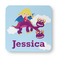 Girl Flying on a Dragon Paper Coasters - Approval