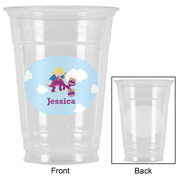 Girl Flying on a Dragon Party Cups - 16oz - Approval