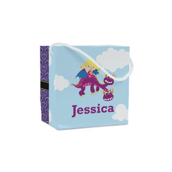 Girl Flying on a Dragon Party Favor Gift Bags - Matte (Personalized)