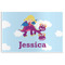 Girl Flying on a Dragon Disposable Paper Placemats (Personalized)