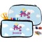 Girl Flying on a Dragon Pencil / School Supplies Bags Small and Medium
