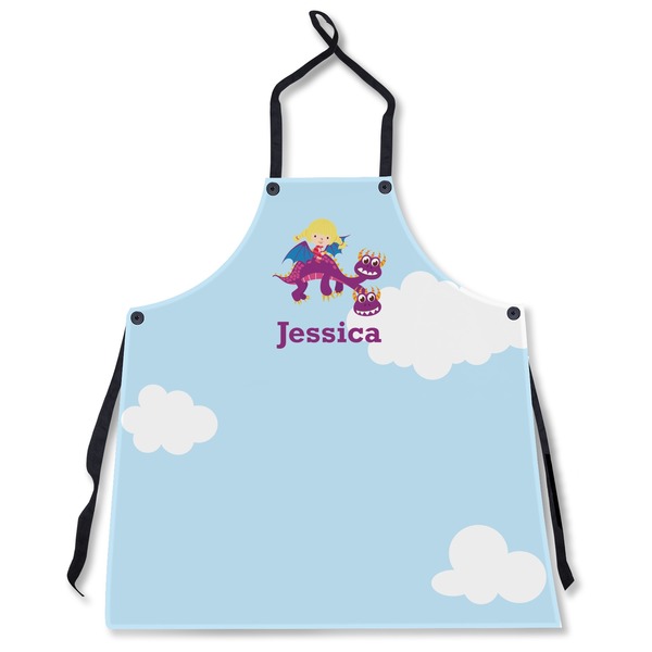 Girl Flying on a Dragon Personalized Apron