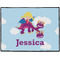 Girl Flying on a Dragon Personalized Door Mat - 24x18 (APPROVAL)