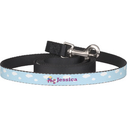 Girl Flying on a Dragon Dog Leash (Personalized)