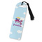 Girl Flying on a Dragon Plastic Bookmarks - Front