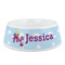 Girl Flying on a Dragon Plastic Dog Bowl (Personalized)