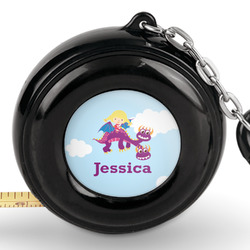 Girl Flying on a Dragon Pocket Tape Measure - 6 Ft w/ Carabiner Clip (Personalized)