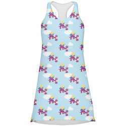 Girl Flying on a Dragon Racerback Dress - Large