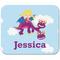 Girl Flying on a Dragon Rectangular Mouse Pad - APPROVAL