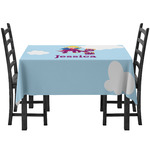 Girl Flying on a Dragon Tablecloth (Personalized)