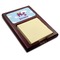 Girl Flying on a Dragon Red Mahogany Sticky Note Holder - Angle