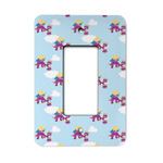 Girl Flying on a Dragon Rocker Style Light Switch Cover