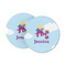 Girl Flying on a Dragon Sandstone Car Coasters - PARENT MAIN (Set of 2)