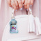 Girl Flying on a Dragon Sanitizer Holder Keychain - Small (LIFESTYLE)