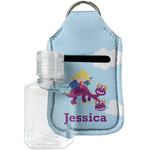 Girl Flying on a Dragon Hand Sanitizer & Keychain Holder - Small (Personalized)