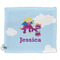 Girl Flying on a Dragon Security Blanket - Front View