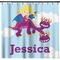 Girl Flying on a Dragon Shower Curtain - 71" x 74" (Personalized)