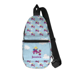 Girl Flying on a Dragon Sling Bag (Personalized)