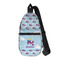 Girl Flying on a Dragon Sling Bag - Front View