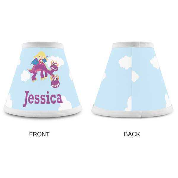 Girl Flying on a Dragon Small Chandelier Lamp - Approval