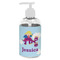 Girl Flying on a Dragon Plastic Soap / Lotion Dispenser (8 oz - Small - White) (Personalized)