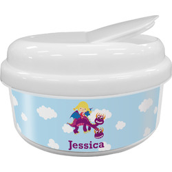 Girl Flying on a Dragon Snack Container (Personalized)