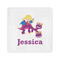 Girl Flying on a Dragon Standard Cocktail Napkins (Personalized)