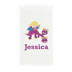 Girl Flying on a Dragon Guest Towels - Full Color - Standard (Personalized)
