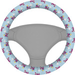 Girl Flying on a Dragon Steering Wheel Cover