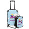 Girl Flying on a Dragon Kids 2-Piece Luggage Set - Suitcase & Backpack (Personalized)