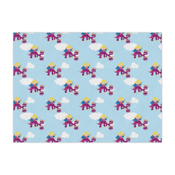 Custom Girl Flying on a Dragon Tissue Paper Sheets - Large - Heavyweight