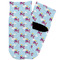 Girl Flying on a Dragon Toddler Ankle Socks - Single Pair - Front and Back