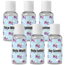 Girl Flying on a Dragon Travel Bottles (Personalized)