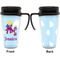 Girl Flying on a Dragon Travel Mug with Black Handle - Approval