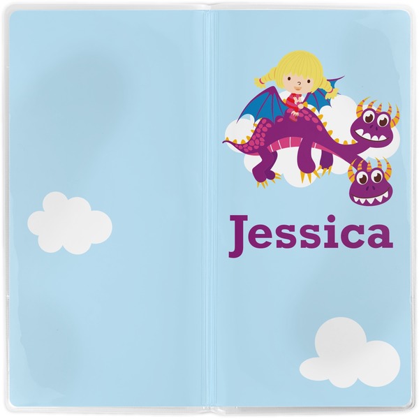 Girl Flying on a Dragon Vinyl Document Wallet - Apvl