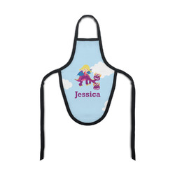 Girl Flying on a Dragon Bottle Apron (Personalized)