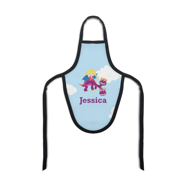 Custom Girl Flying on a Dragon Bottle Apron (Personalized)