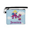 Girl Flying on a Dragon Wristlet ID Cases - Front