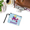 Girl Flying on a Dragon Wristlet ID Cases - LIFESTYLE