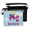 Girl Flying on a Dragon Wristlet ID Cases - MAIN