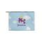Girl Flying on a Dragon Zipper Pouch - Small - 8.5"x6" (Personalized)
