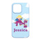 Girl Flying on a Dragon iPhone 13 Case - Back