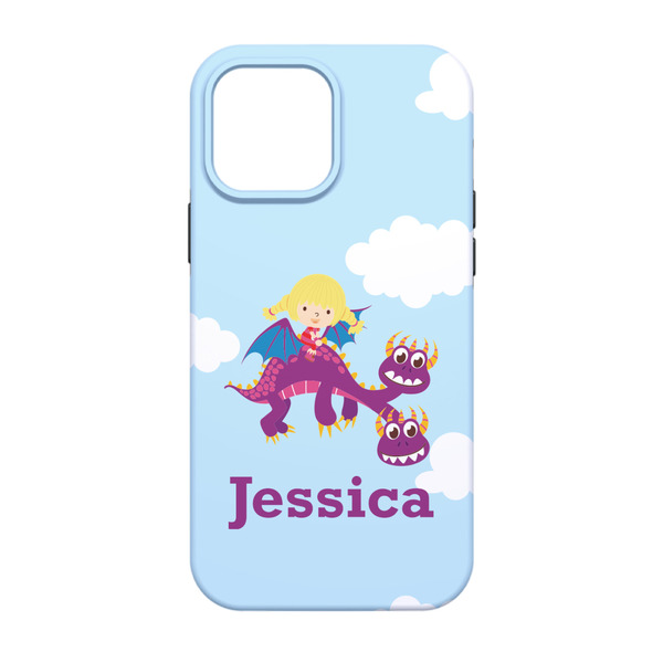 Girl Flying on a Dragon iPhone 13 Pro Tough Case - Back