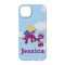 Girl Flying on a Dragon iPhone 14 Pro Case - Back